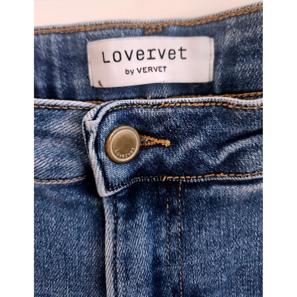 Lovervet by Vervet Paramount High Rise Slim Bootcut Jeans Size 32/15 Stretch - Picture 3 of 6